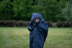 Husky Kids Magic dark blue syntetický třísezónní dětský spacák