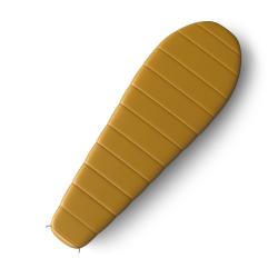Husky LONG mustard syntetický třísezónní prodloužený spacák