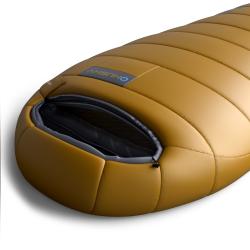 Husky LONG mustard syntetický třísezónní prodloužený spacák