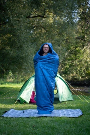 Husky blue syntetický třísezónní spacák
