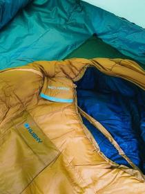 Husky mustard syntetický trojsezónny spacák