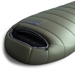 Husky Ruby dark green syntetický třísezónní spacák