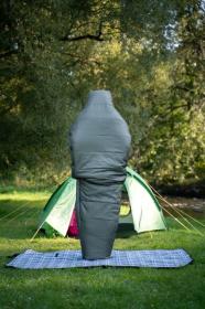 Husky Ruby dark green syntetický třísezónní spacák