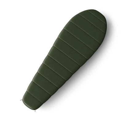 Husky army -17°C dark green syntetický zimní spacák
