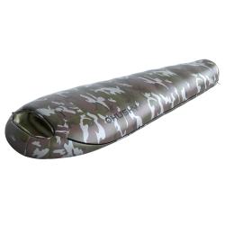 Husky Army green syntetický zimní spacák