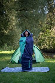 Husky Emotion blue/mint syntetický zimní spacák