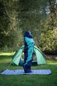 Husky Emotion blue/mint syntetický zimní spacák