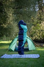 Husky Emotion blue/mint syntetický zimní spacák