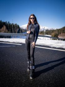 Husky Termoprádlo Active Winter Dámské kalhoty tm. cihlová