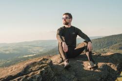 Husky Tyme M dark blue termoprádlo Active Winter Kalhoty