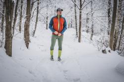 Husky Tyme M dark blue termoprádlo Active Winter Kalhoty