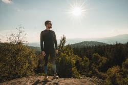 Husky Tyme M khaki termoprádlo Active Winter Kalhoty