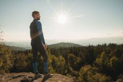 Husky Tyme M khaki termoprádlo Active Winter Kalhoty