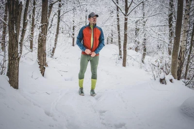 Husky Tyme M khaki termoprádlo Active Winter Kalhoty