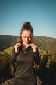 Husky Tromi Zip L black Termoprádlo Active Winter Triko