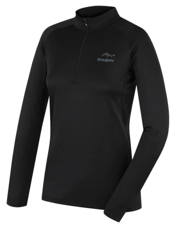 Husky Tromi Zip L black Termoprádlo Active Winter Triko