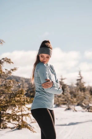 Husky Tromi Zip L faded mint Termoprádlo Active Winter Triko