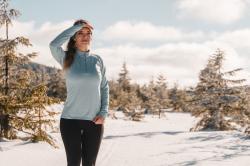 Husky Tromi Zip L pink Termoprádlo Active Winter Triko