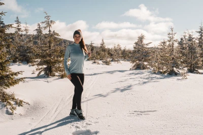 Husky Tromi Zip L pink Termoprádlo Active Winter Triko