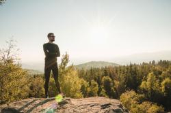 Husky Tromi zip M black termoprádlo Active Winter Triko