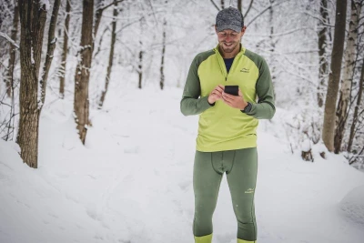 Husky Tromi zip M black termoprádlo Active Winter Triko