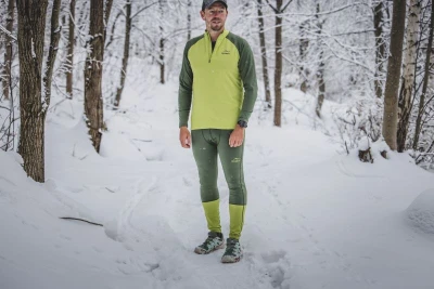 Husky Tromi zip M black termoprádlo Active Winter Triko