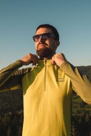 Husky Termoprádlo Active Winter Triko Tromi zip M bright green