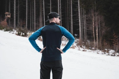 Husky Tromi zip M dark blue termoprádlo Active Winter Triko