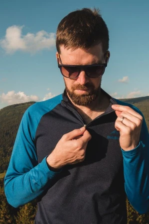 Husky Tromi zip M dark blue termoprádlo Active Winter Triko
