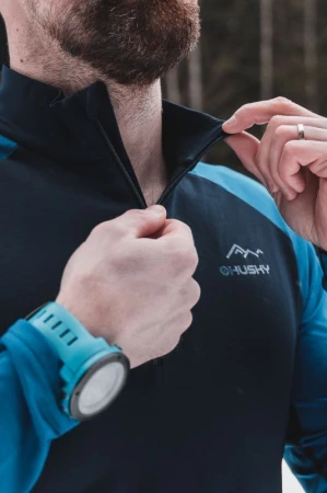 Husky Tromi zip M dark blue termoprádlo Active Winter Triko