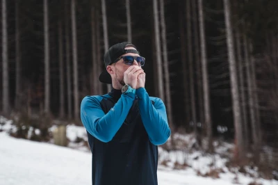 Husky Tromi zip M dark blue termoprádlo Active Winter Triko