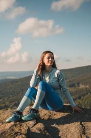 Husky Tyme L blue Termoprádlo Active Winter