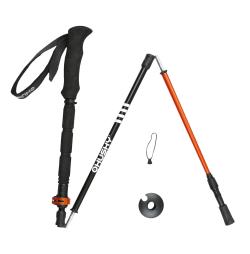 Husky Trekové hole Scrod černá/oranžová