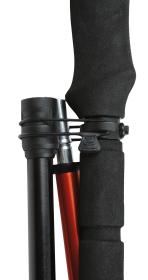 Husky Trekové hole Scrod černá/oranžová