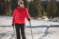 Husky Trekové hole Stork oranžová