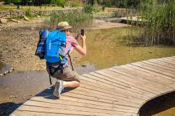 Husky Clever 30l modrý turistický batoh