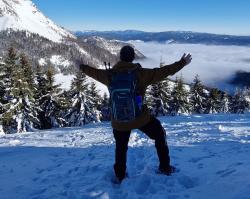 Husky Crewtor 30l dk. turquoise turistický batoh