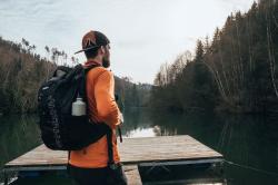 Husky Crewtor 30l dk. turquoise turistický batoh