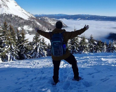 Husky Crewtor 30l dk. turquoise turistický batoh