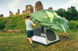 Husky Bizam 2 Plus zelený turistický stan pro 2 osoby + sleva 400,- na příslušenství
