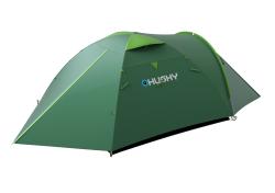 Husky Bizon 4 Plus zelený turistický stan pre 4 osoby