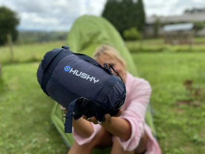 Husky Mikro dark blue ultralehký letní spacák