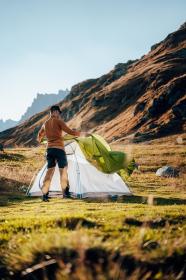 Husky Sawaj Camel 2 zelený ultralehký stan + sleva 400,- na příslušenství