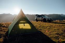 Husky Sawaj Camel 2 zelený ultralehký stan + sleva 400,- na příslušenství