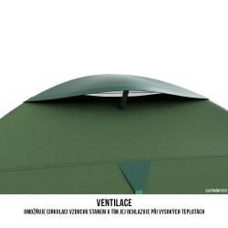 Husky Ultralight Sawaj Triton 2 zelený turistický stan + sleva 600,- na příslušenství