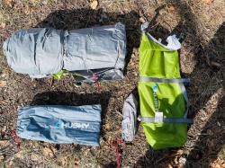 Husky Ultralight Sawaj Triton 2 zelený turistický stan + sleva 600,- na příslušenství