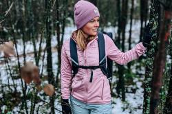 Husky Merglov black unisex merino rukavice