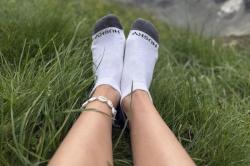 Husky Walking šedé ponožky POUZE L (41-44) (VÝPRODEJ)