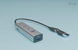 i-tec Universal Charging Metal HUB 2x USB-C + 2x USB-A Port, PD 85W i-tec Universal Charging Metal HUB 2x USB-C + 2x USB-A Port, PD 85W