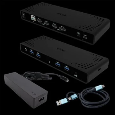 i-Tec Universal Dual 4K Display Docking Station, Power Delivery 85W + i-tec USB-C Charger 100W i-Tec Universal Dual 4K Display Docking Station, Power Delivery 85W + i-tec USB-C Charger 100W